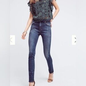 Citizens of Humanity Carlie High Rise Skinny Stretch  Dark Wash Blue Jeans 30